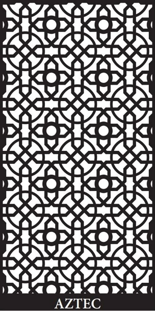 Aztec Corten | Architectural Metal Screen Pattern