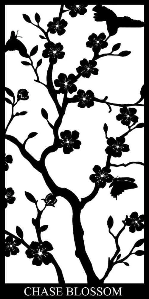 Chase Blossom Decorative Screens | Architectural Metal Screen Pattern