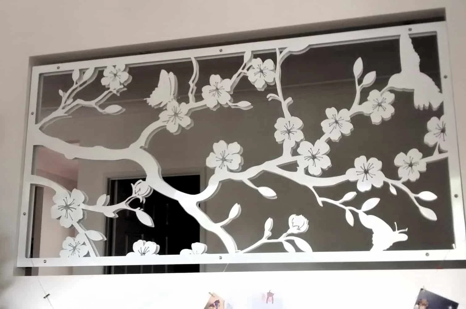 Chase Blossom Decorative Screens | Architectural Metal Screen Pattern pattern detail reference