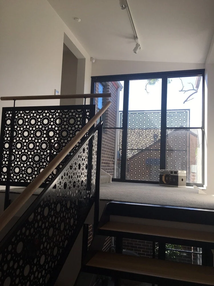 Indian Nights Laser Cut Corten Screens | Architectural Metal Screen Pattern pattern detail reference