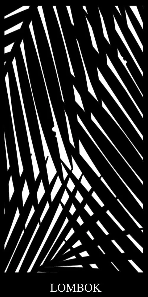 Lombok Decorative Garden Screen | Architectural Metal Screen Pattern