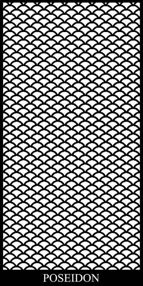 Poseidon Decorative Screens | Architectural Metal Screen Pattern official installation scene 3