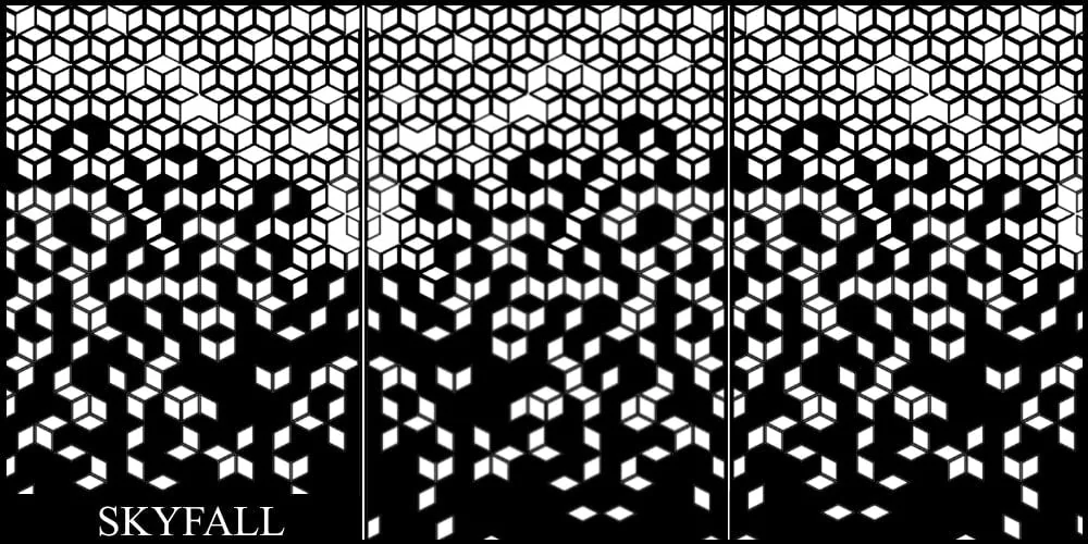 Skyfall Gradient | Architectural Metal Screen Pattern official installation scene 3