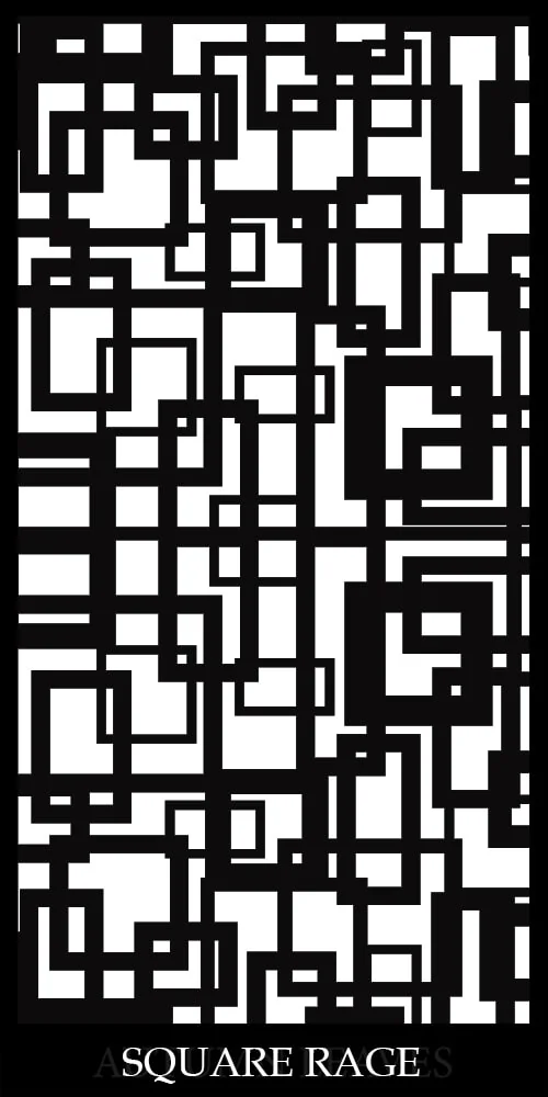 Square Rage Decorative Screens Direct | Architectural Metal Screen Pattern