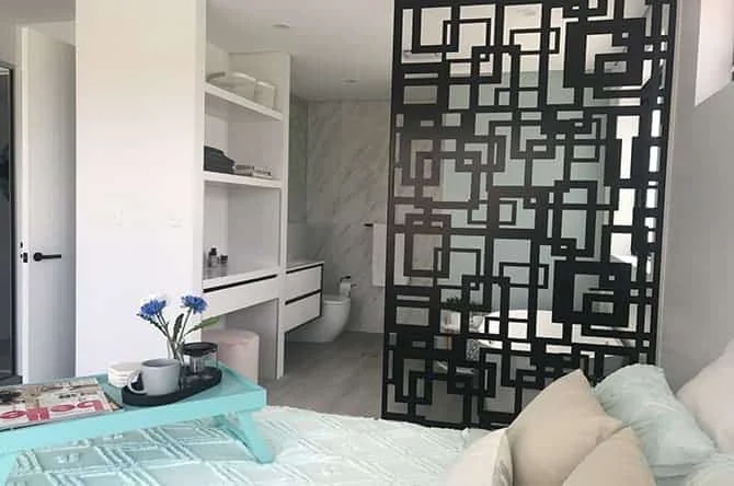 Square Rage Decorative Screens Direct | Architectural Metal Screen Pattern official installation scene 3