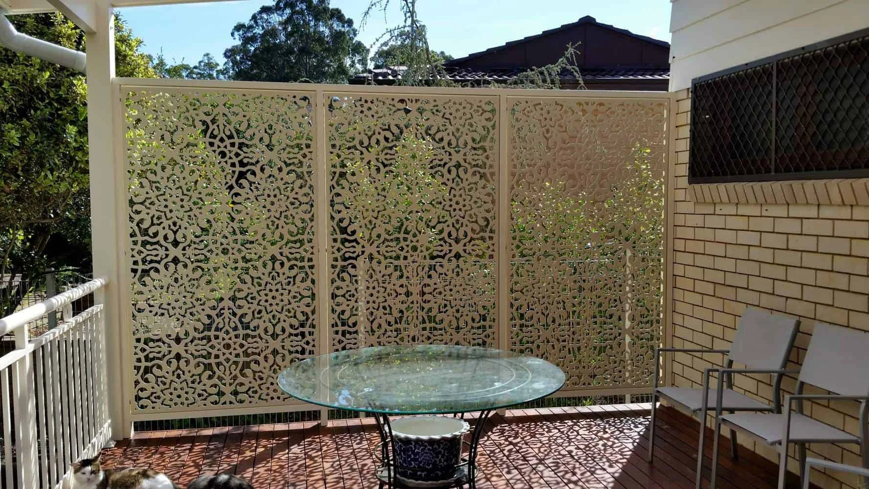 Sunfire | Architectural Metal Screen Pattern official installation scene 3